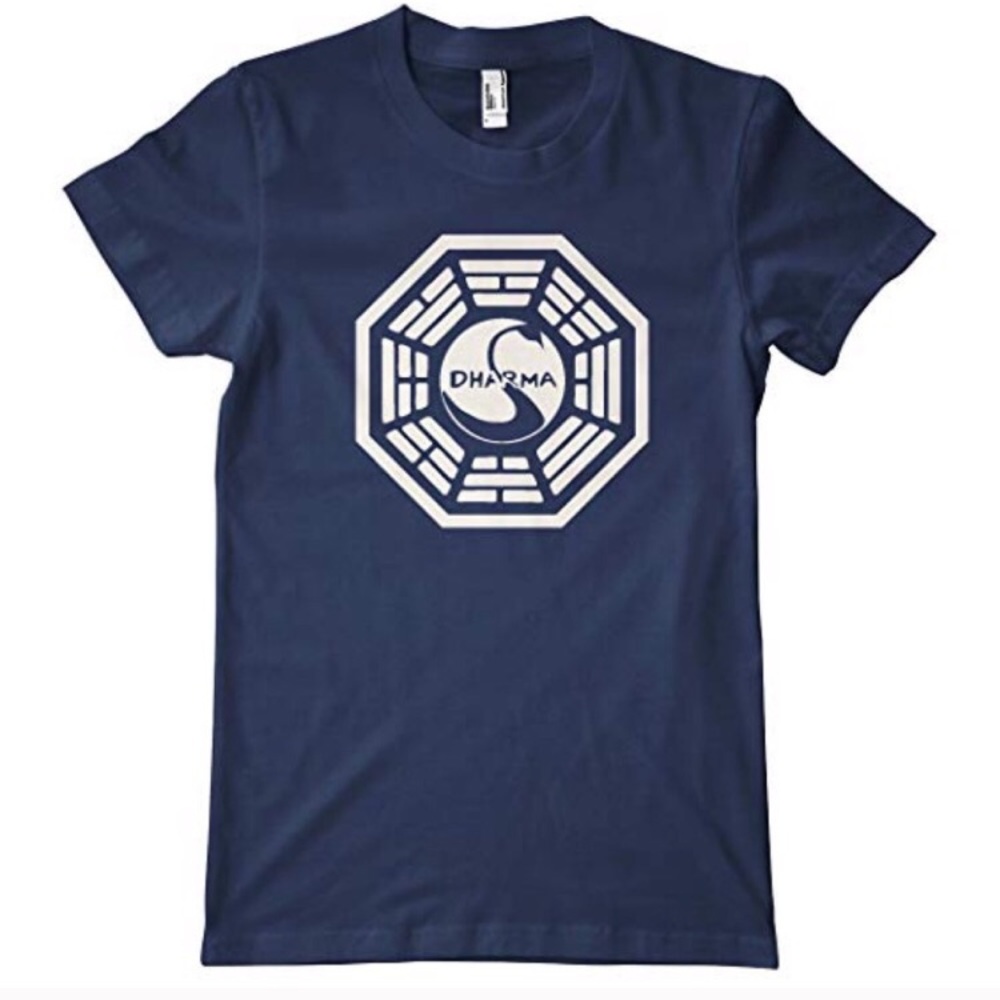 LOST TV Show Dharma Initiative Swan Logo Shirt